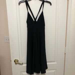 Susana Monaco blk crisscross sundress NWT
